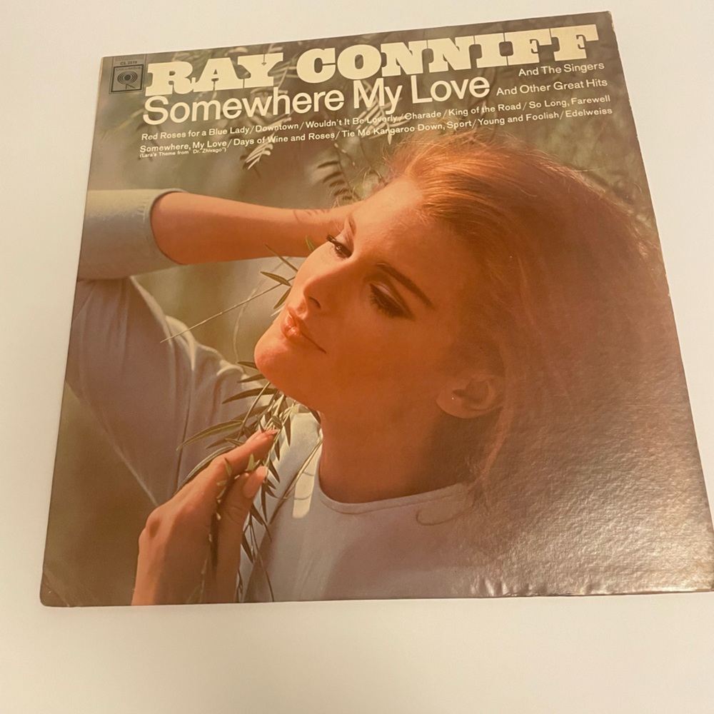 'Somewhere My Love' Vinyl Record - White and Brown